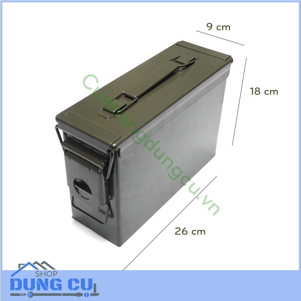 Hộp đựng dụng cụ bằng sắt loại 4l