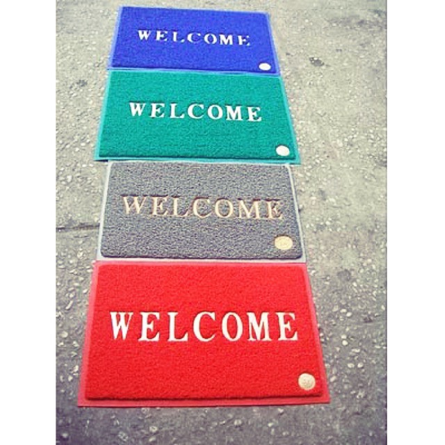 Thảm nhựa chùi chân welcome
