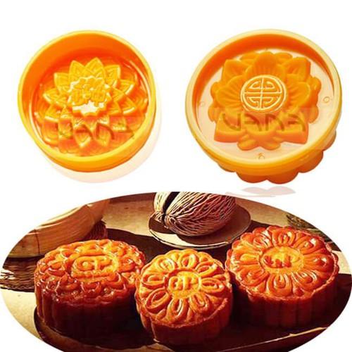 Bộ 4 Khuôn Làm Bánh Trung Thu