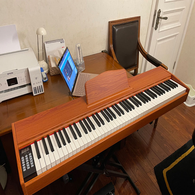 Đàn Piano Gỗ Điện Tử Đàn Organ Electronic Keyboard Đàn 88 Phím - Đàn Organ Điện Cho Người Lớn Trẻ Em Vt168