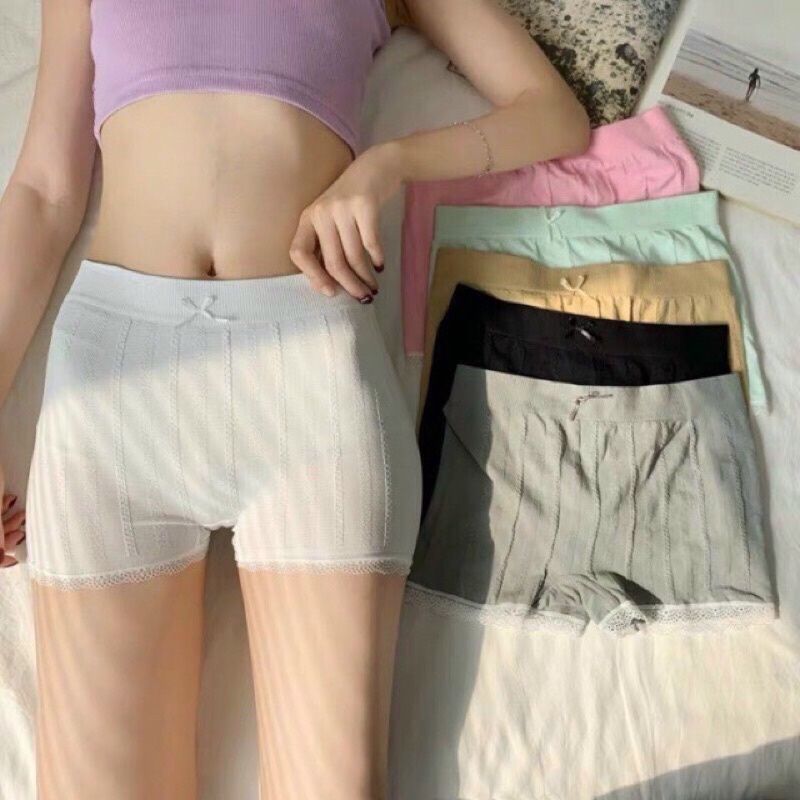 Quần mặc trong váy siêu xinh túi zip hàng loại 1 -Quần lót nữ trong váy hàng loại 1