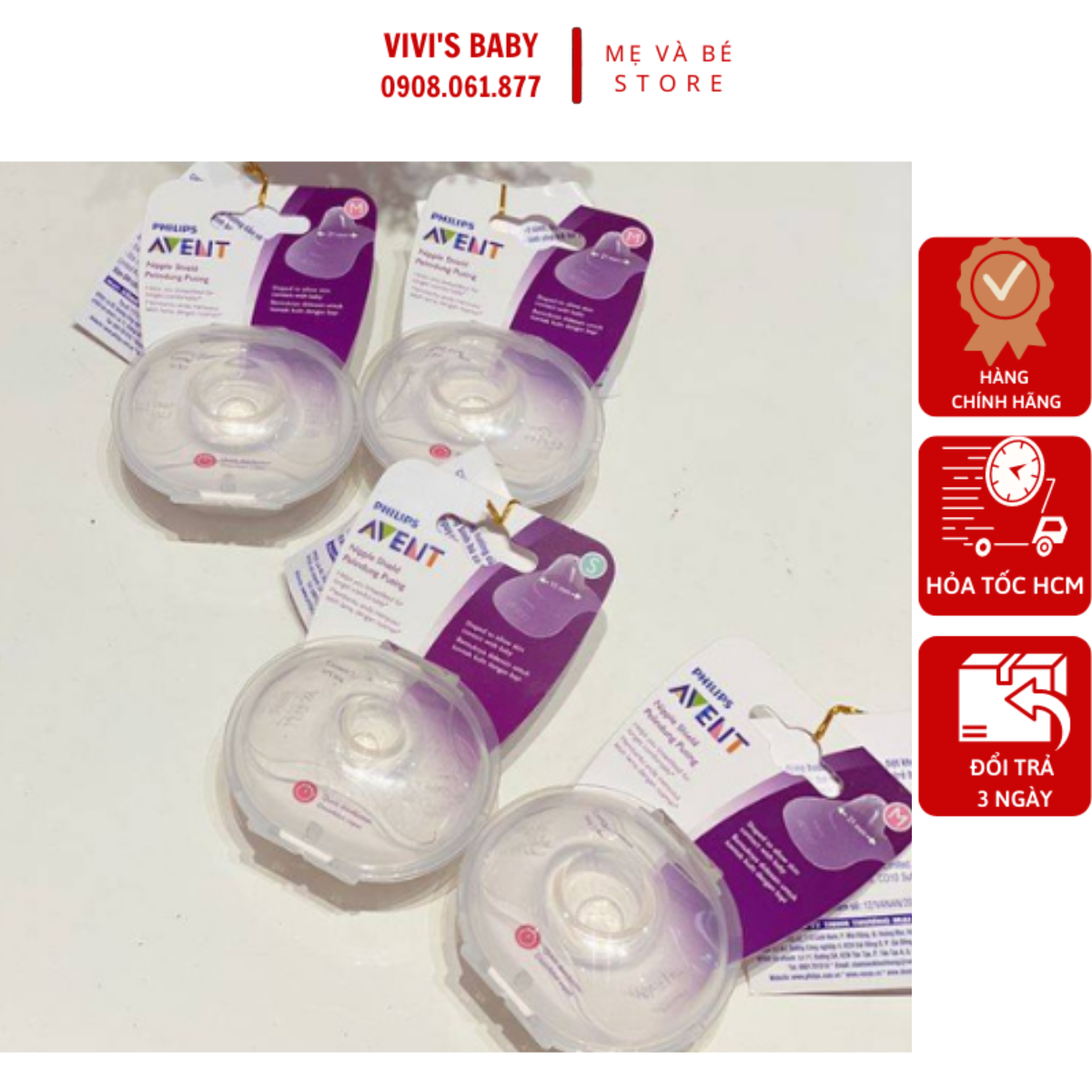 Trợ ti philips avent miếng bảo vệ đầu ngực avent size s , m - 1 đổi 1 nếu lỗi nsx