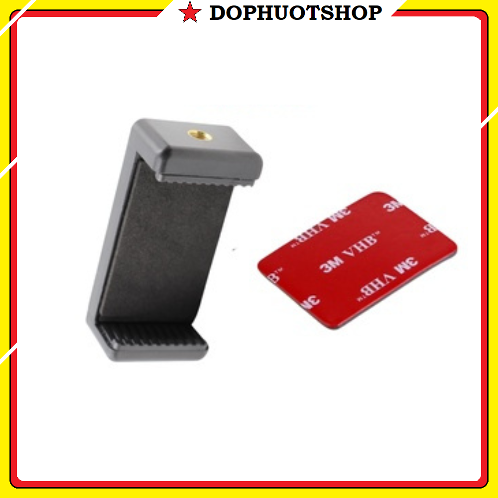 Giá đỡ điện thoại, kẹp điện thoại xe máy tặng kèm 2 keo 3m dán lên đồng hồ