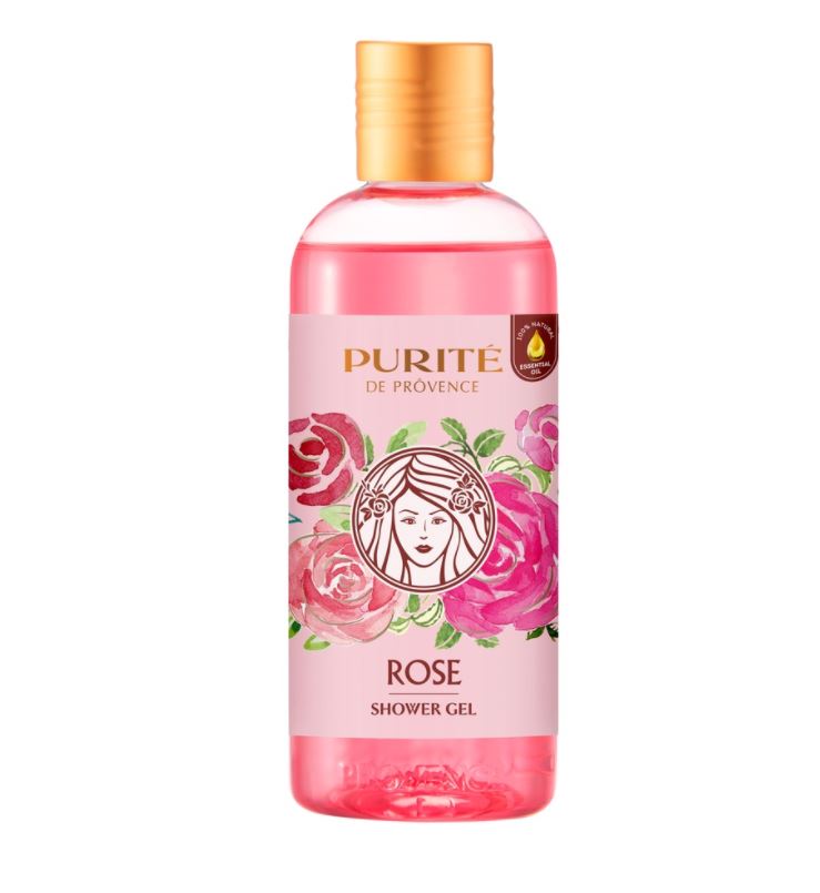Sữa tắm mềm mịn hoa hồng purité 250ml/chai.
