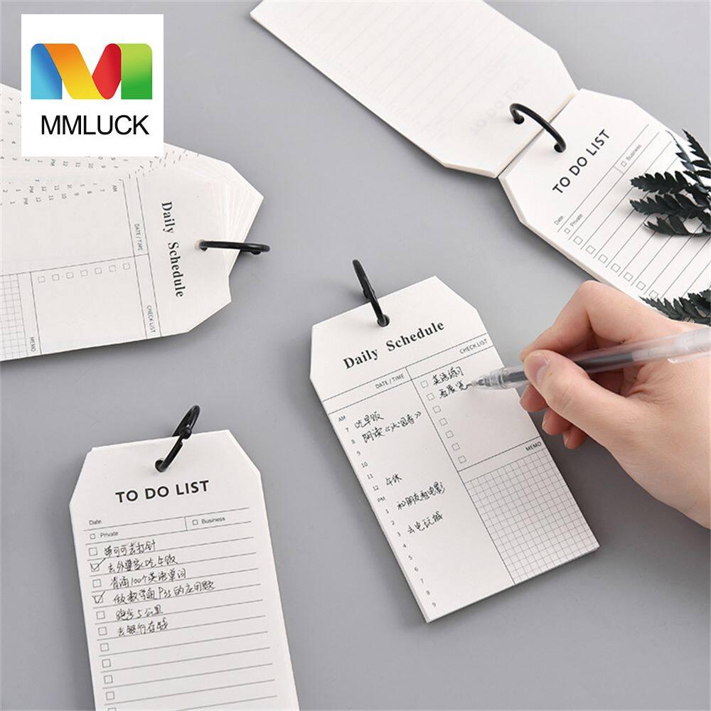 Mmluck sổ ghi chú xách tay văn phòng sổ ghi nhớ đồ dùng văn phòng phẩm sổ ghi chú làm việc học tập cho người lập kế hoạch sổ ghi nhớ lịch trình hàng ngày lá rời để làm danh sách