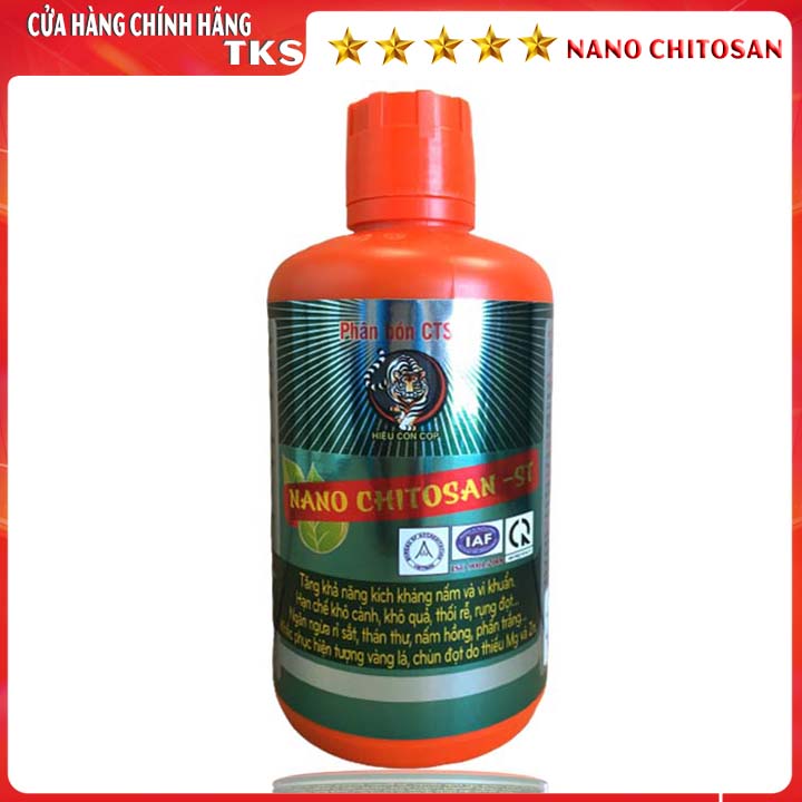 NANO CHITOSAN -Tăng Khả Năng Kích Kháng Nấm Khuẩn, Bảo Vệ Cây Trồng - Chai 1 Lít