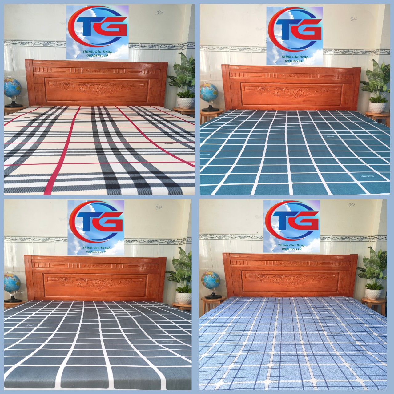 Áo bọc 2 mặt nệm thẳng có khóa kéo ( Thun 3D Hàn Quốc)