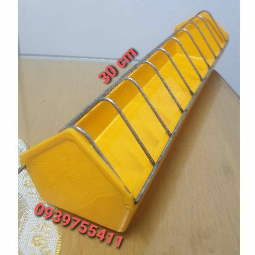  Máng Ăn 30CM Máng Ăn Chống Bới Cho Gà Máng Ăn Chống Vẩy Cho Vịt Máng Ăn Cho Chim Cút 