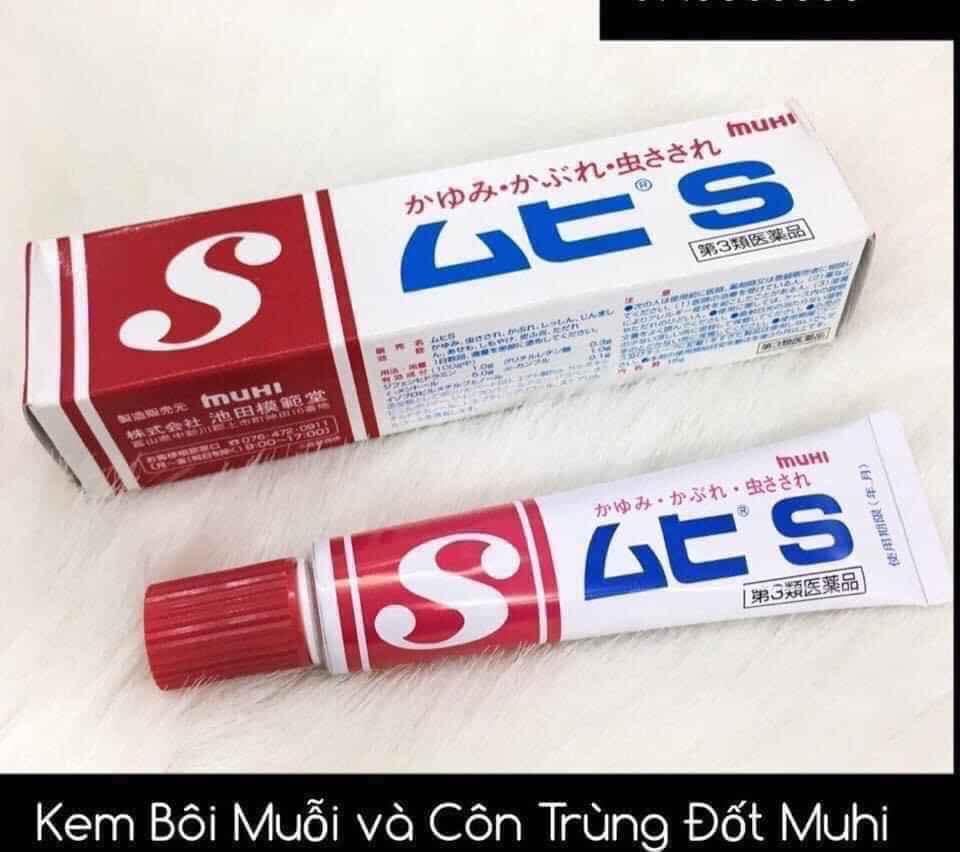 Kem bôi muỗi và côn trùng cắn đốt Muhi S Nhật Bản