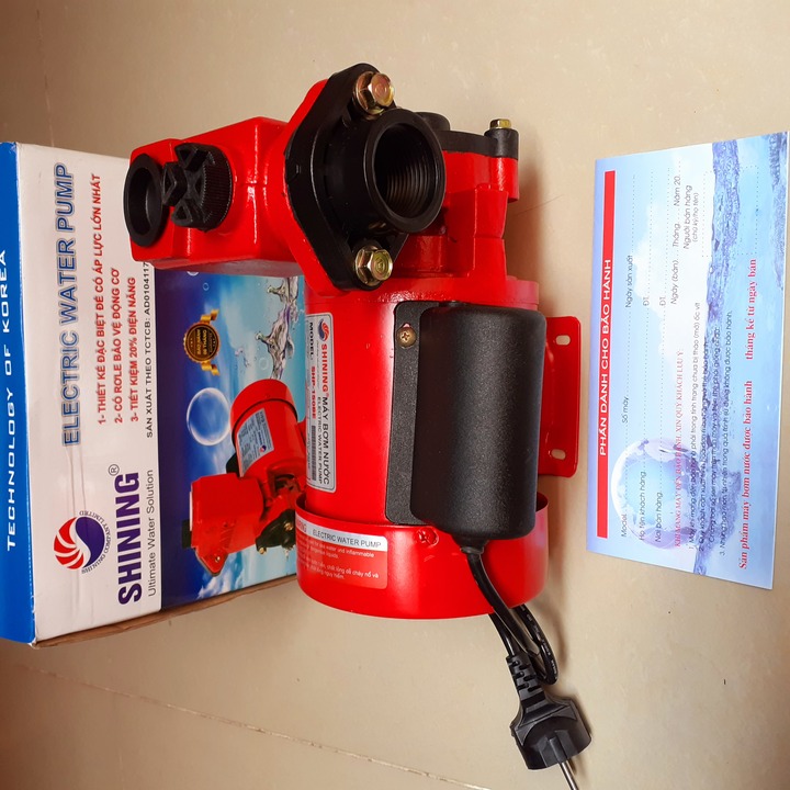 Máy bơm nước  l máy bơm chân không l Máy Bơm Nước Đa Năng | Hút chân không (Hút Sâu-Đẩy Cao) SHINING-150BE Điện Áp :220V 50-60Hz Công suất :150W