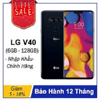 Điện thoại lg v40 thinq chính hãng ram 6gb- màn hình: p-oled, 6.4", quad hd+ cpu : snapdragon 845 8 nhân - bao đổi trả 7 ngày tận nhà miễn phí