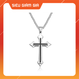 Vòng Cổ Titan Hình Cây Thánh Giá Phong Cách Hip-Hop Cá Tính