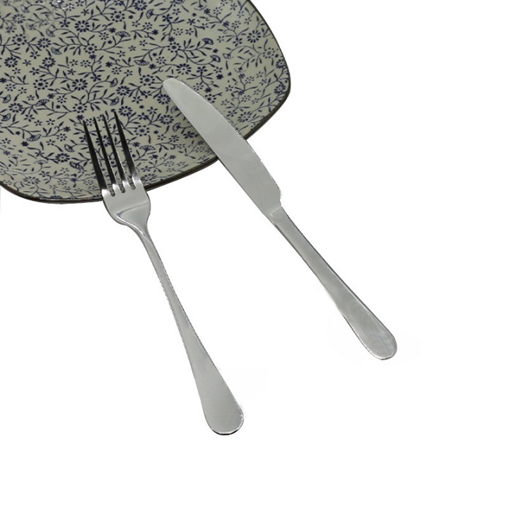 Bộ dao dĩa ăn bít tết, inox cao cấp, sáng bóng bền đẹp