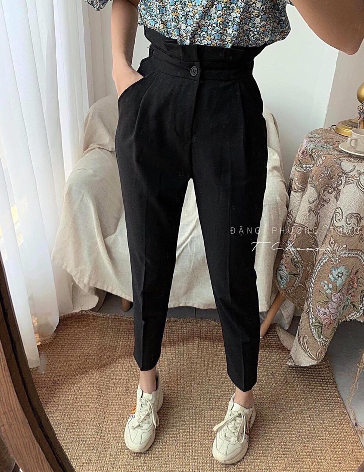 Quần Tây Nữ vải Tuyết Mưa Mềm Mịn , Không Nhắn , Không Xù Cao Cấp Nữ Tính - MENSHOPPS - CV12