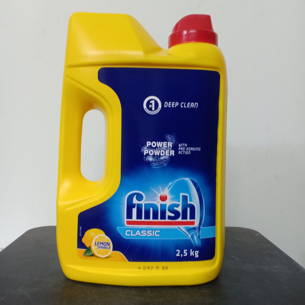Bột rửa bát Finish classic chính hãng 2.5kg nhập khẩu CHÂU ÂU dùng cho máy chén bát