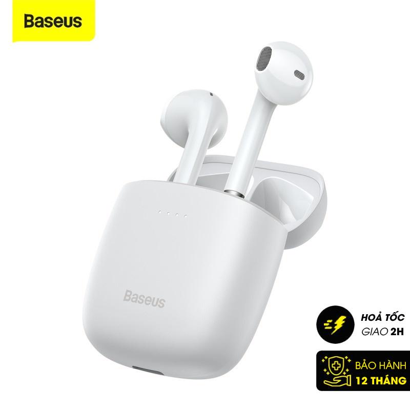 Tai nghe không dây Baseus Encok True Wireless Earphones W04/ W04 Pro (TWS, Wireless charger, Earbuds Mini, New 2020)