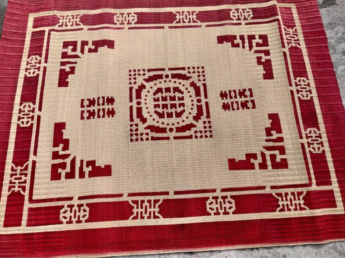 Chiếu cói thái bình dệt tay - chiếu cói dệt thủ công