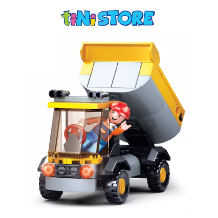 Đồ chơi lắp ráp sáng tạo lego xe ô-tô bán tải xây dựng TINITOY 83 mảnh ghép