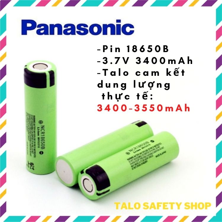 Pin sạc panasonic 18650 3.7v 3400mah
