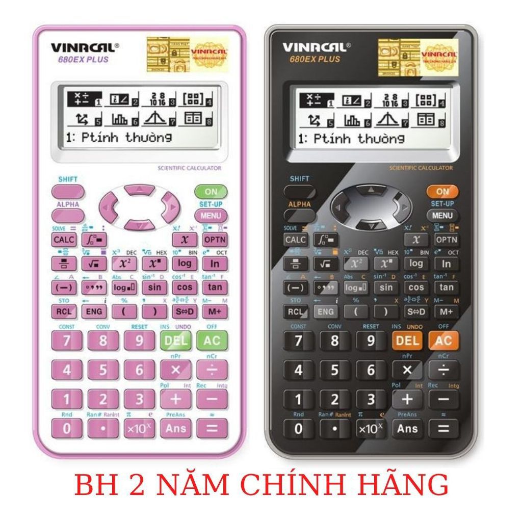 Máy tính vinacal 680ex plus chính hãng bảo hành 2 năm