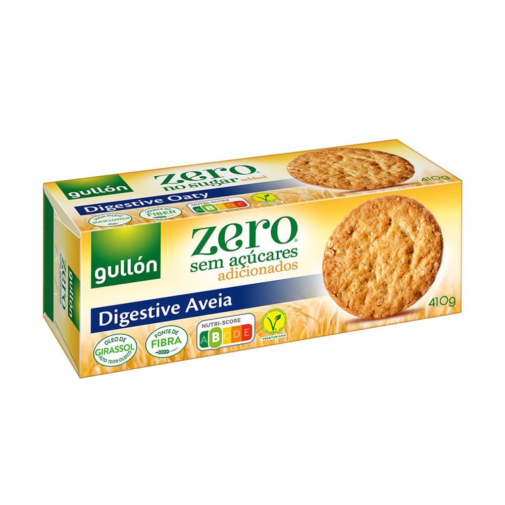 Bánh Quy GULLON Không Thêm Đường Yến Mạch Digestive 410g