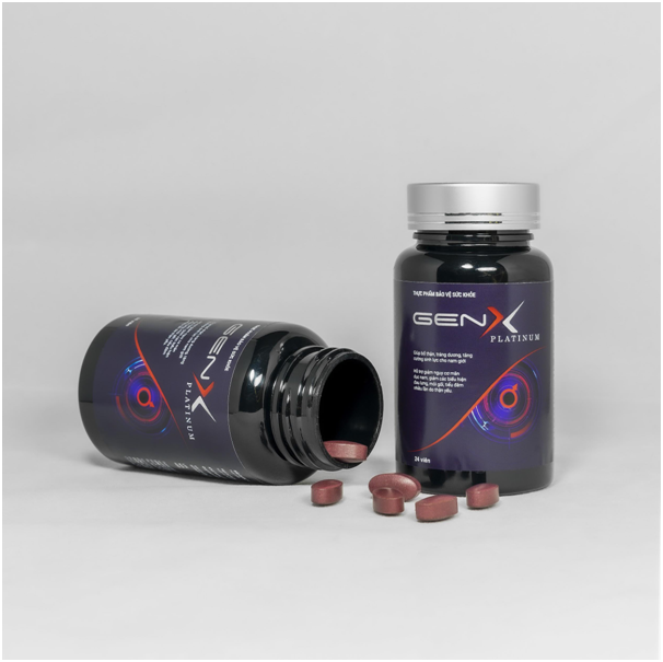 [HCM]Gen X Platinum - Hỗ trợ sức khoẻ sinh lý nam - Hộp 24 viên