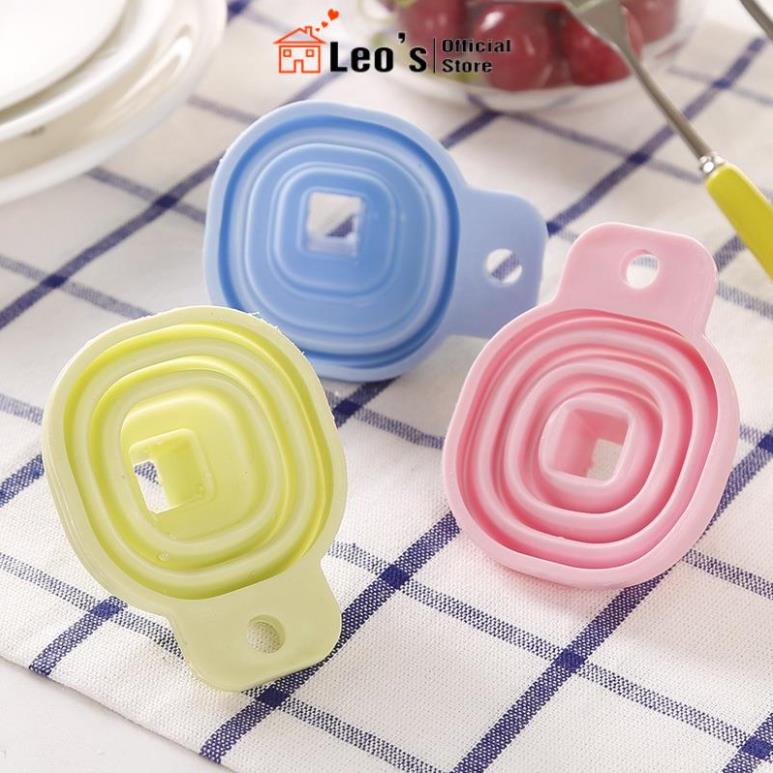 Phễu silicone dạng gấp gọn đa năng tiện lợi Leo's_Officail