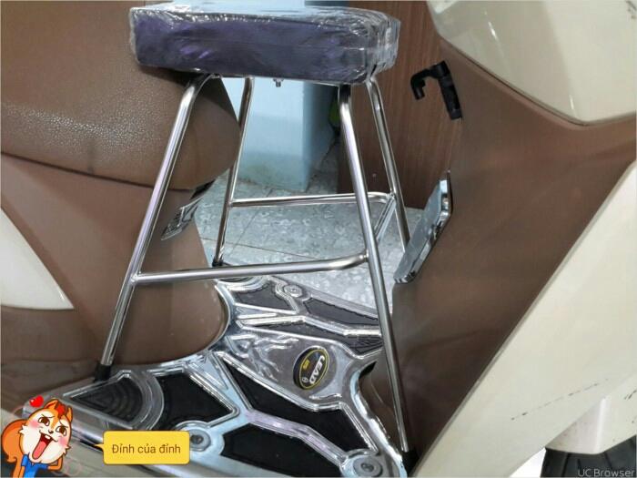 [HCM]Combo ghế ngồi xe tay ga cho bé kèm gối đi xe.