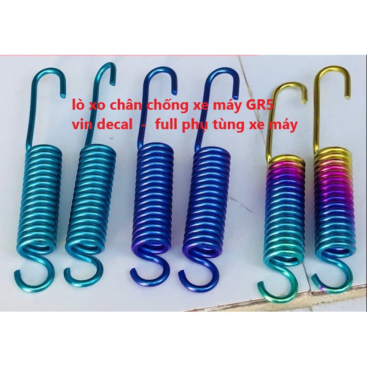 Lò xo chân chống Titan Gr5 chống nghiêng xe tay ga , chống nghiêng xe số