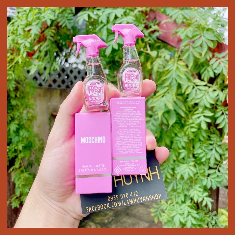 Nước hoa mini moschino fresh pink edt 5ml
