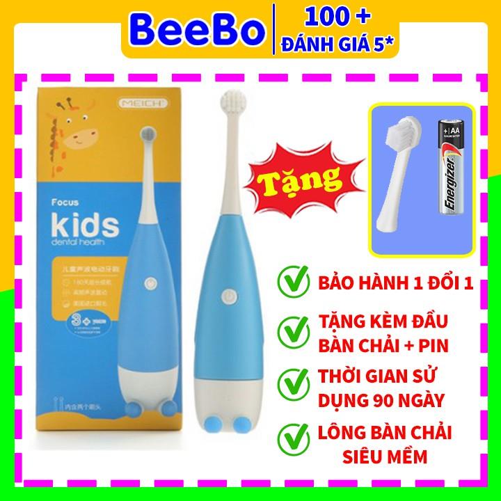 【HOT SALE】 Bàn chải điện cho bé lông mềm mịn an toàn bàn chải tự động đánh răng cao cấp chống nước cho trẻ từ 3 - 15 tuổi