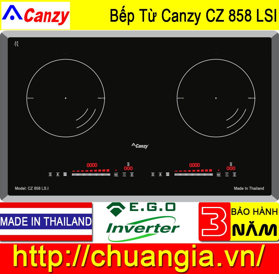 Bếp từ canzy cz 858 lsi made in thailand