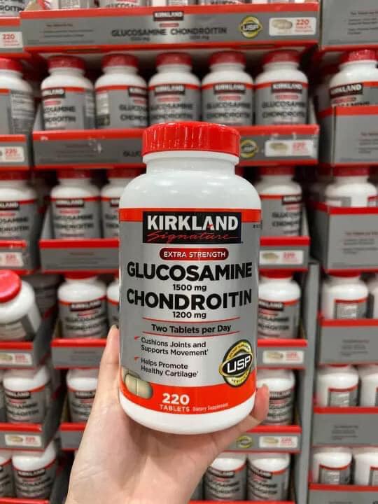 Kirkland Signature Glucosamin 1500mg & Chondroitin 1200mg của Mỹ (220 viên)