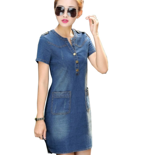 Đầm Jeans  Thời Trang Năng Động  D512