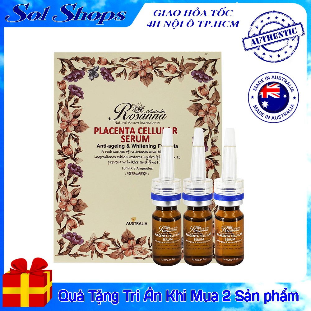 Serum Dưỡng Da Nhã Nám Nhau Thai Cừu Rosanna Placenta Serum - sol shop