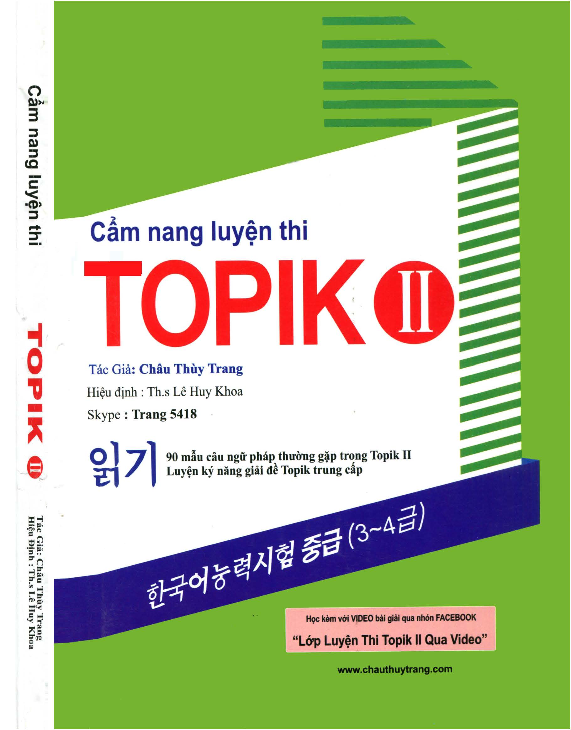 Topik II Bản màu đẹp Cẩm nang luyện thi