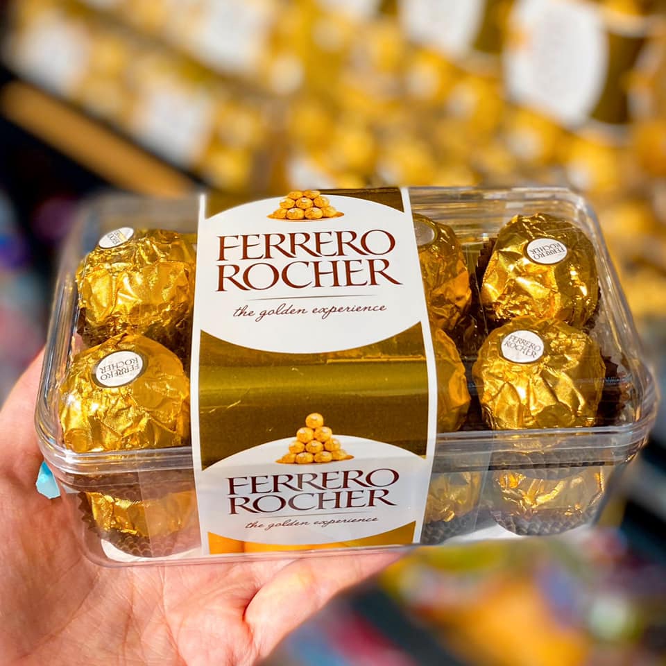 Socola rocher đức - 16 viên / 200g - chocolate ferrero rocher