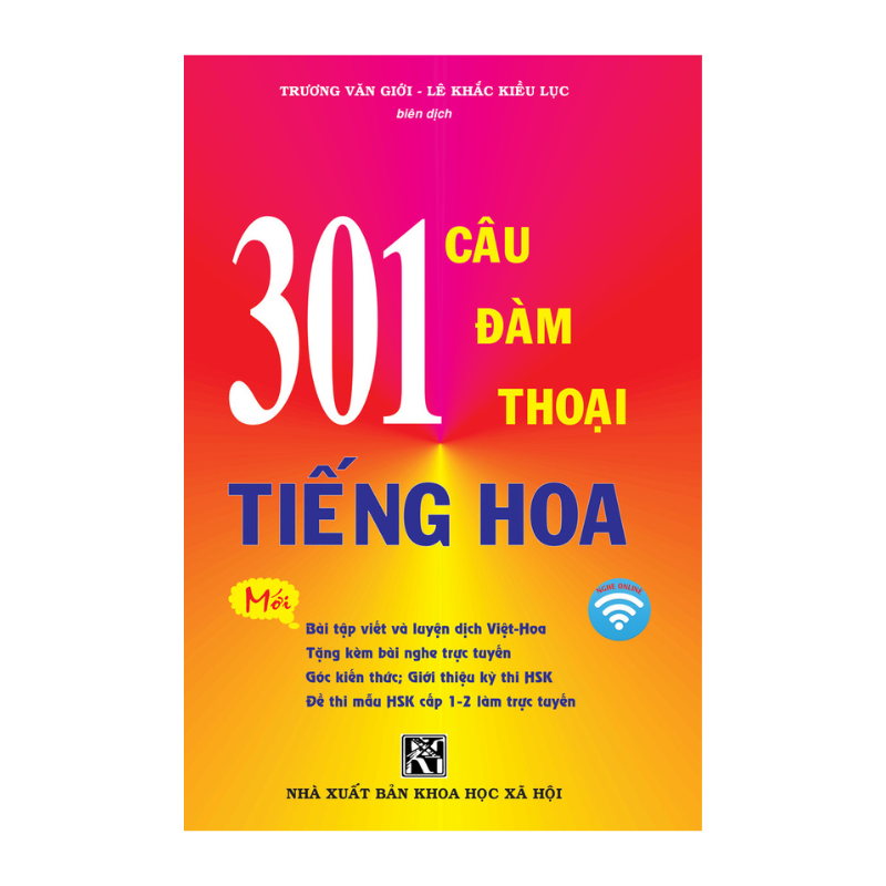 [HCM]Sách tiếng hoa giao tiếp 301 Câu Đàm Thoại Tiếng Hoa bản giản thể KHỔ LỚN BẢNG MỚI