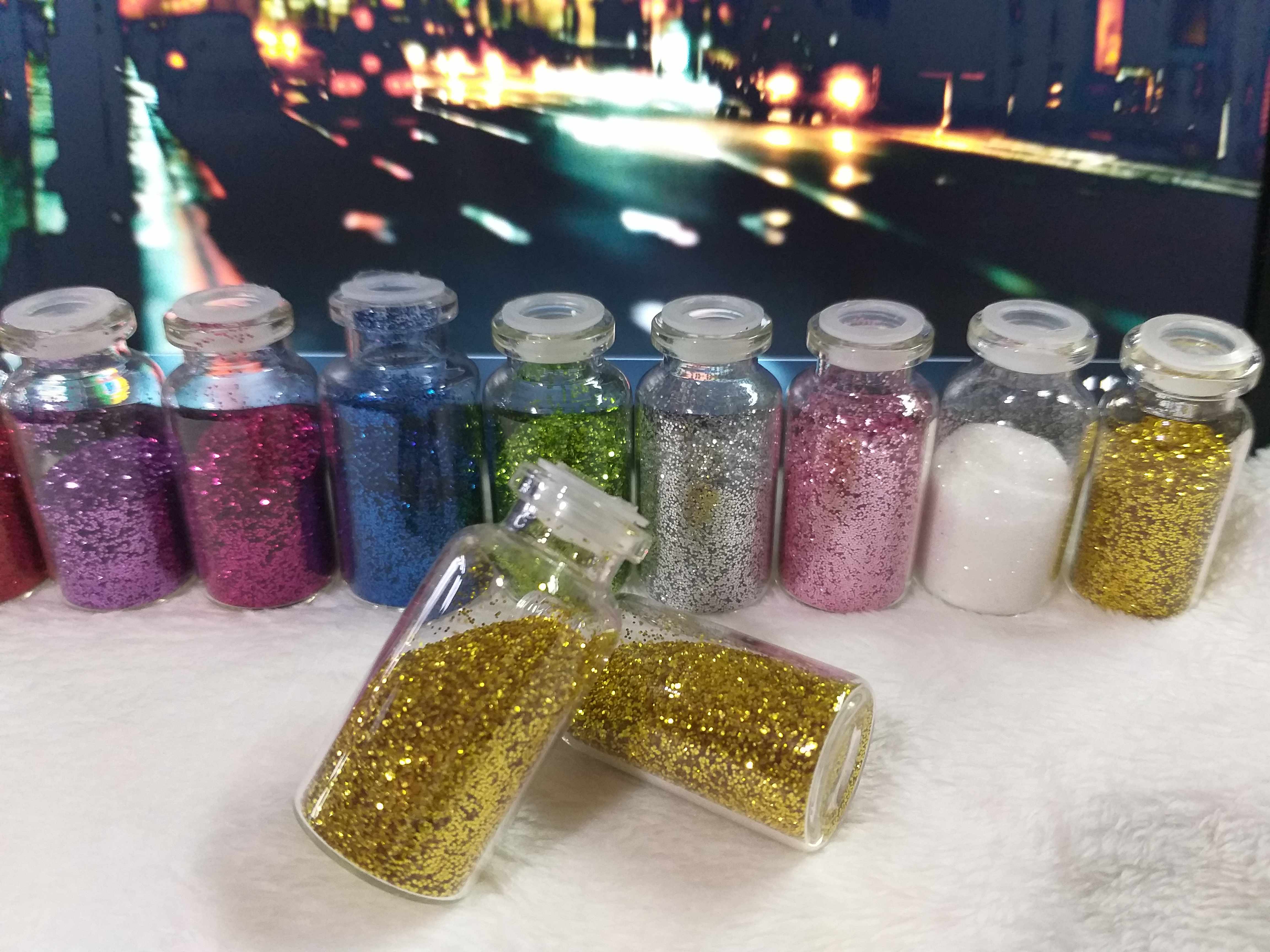 )Lọ kim tuyến lấp lánh trang trí móng nghệ thuật (vàng