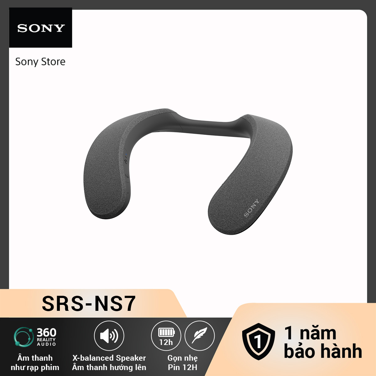 Loa đeo cổ không dây sony srs-ns7