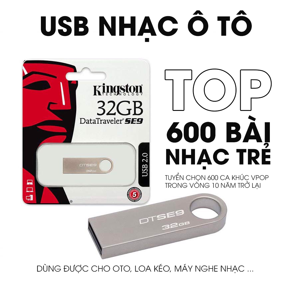 USB nhạc oto tuyển chọn 600 bài hát vpop hay nhât trong vòng 10 năm trở lại đây, nhạc thế hệ 8x, 9x kí ức ùa về