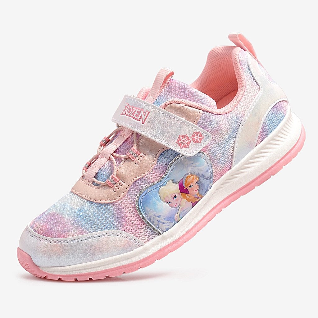 [Hoàn Xu] GIÀY THỂ THAO BATA HỌC SINH BÉ GÁI BITI'S DISNEY FROZEN CÔNG CHÚA ELSA & ANNA BSG003597 (HỒNG + TÍM) - BITIS GIRLS SPORT SNEAKERS