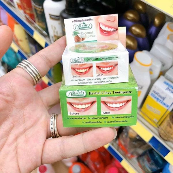 Kem trắng răng HERBAL CLOVE TOOTHPASTE Thái Lan