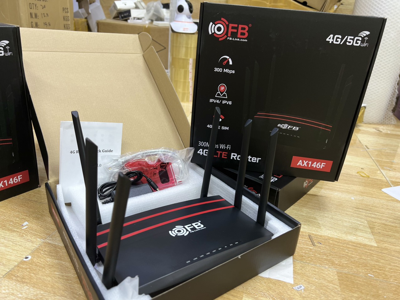 Router wifi 4g lte fb-link ax146f