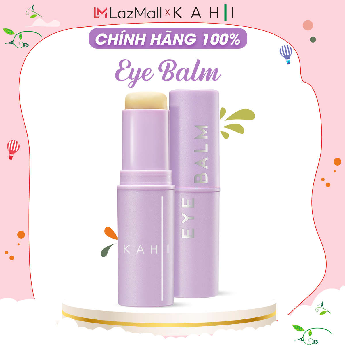 Sáp dưỡng ẩm kahi eye balm - cải thiện quầng thâm mắt 9g