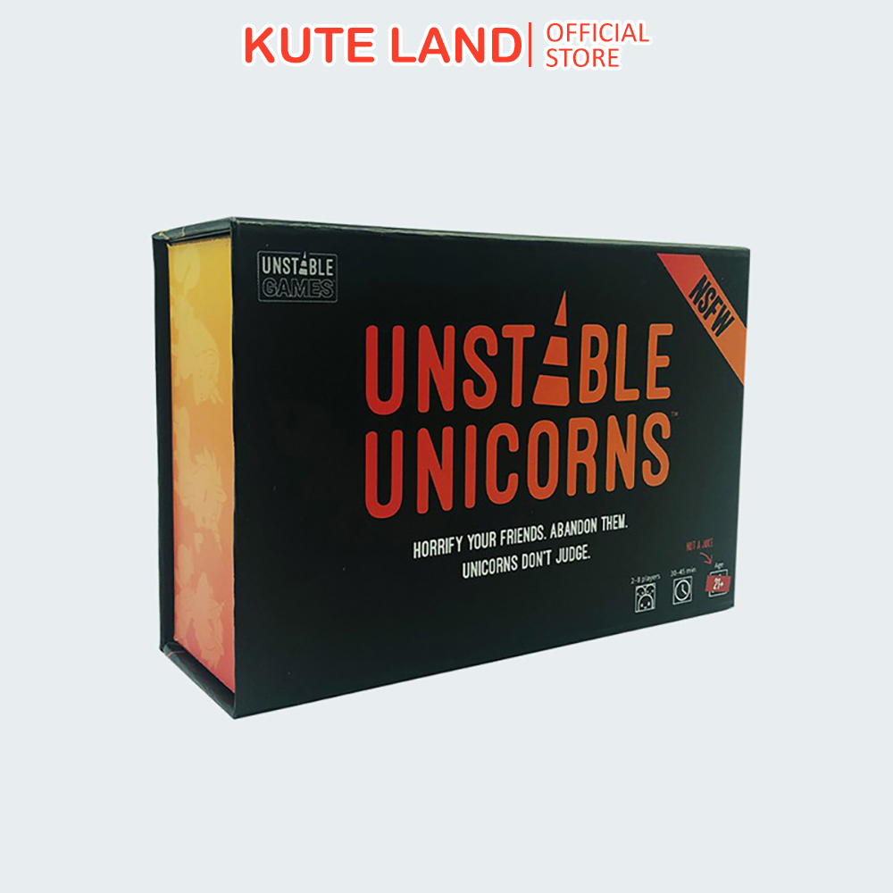 Bộ Thẻ Trò Chơi Board Game Unstable Unicorns Vui Nhộn Cho Hội Nhóm Tiếng Anh
