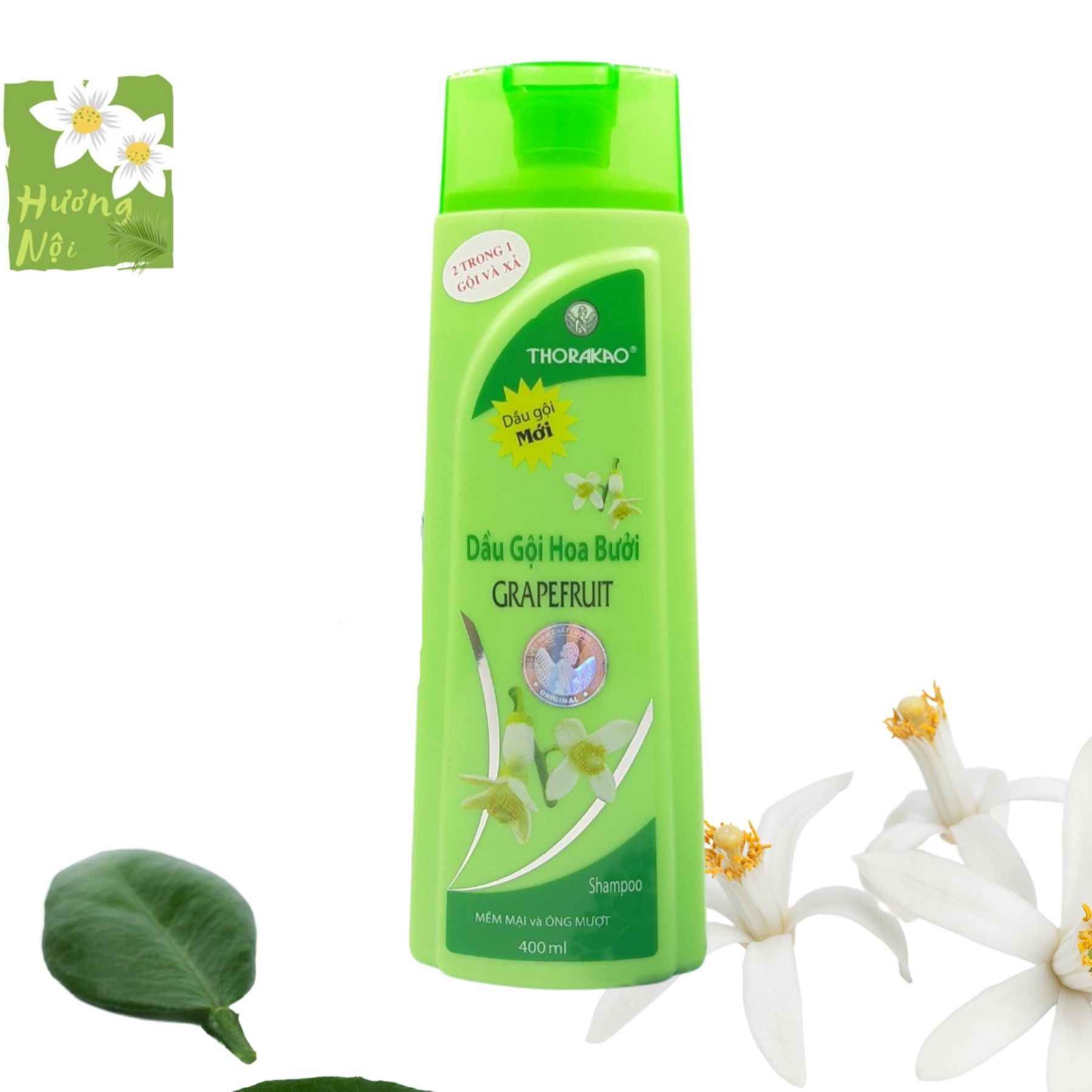 Dầu gội hoa bưởi 2in1 Thorakao 400ml