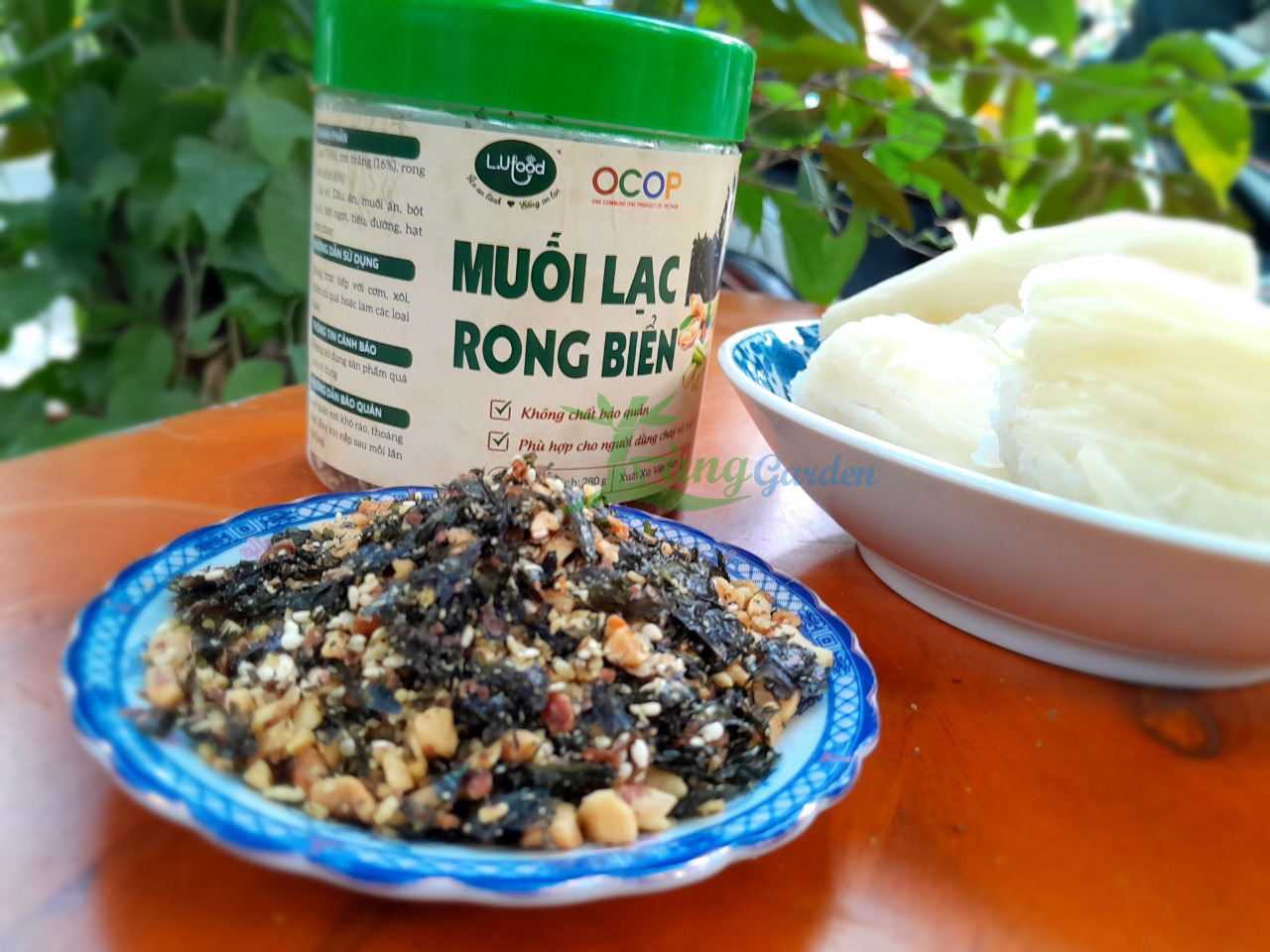 Combo 2 Muối lạc rong biển tự nhiên hộp 280g