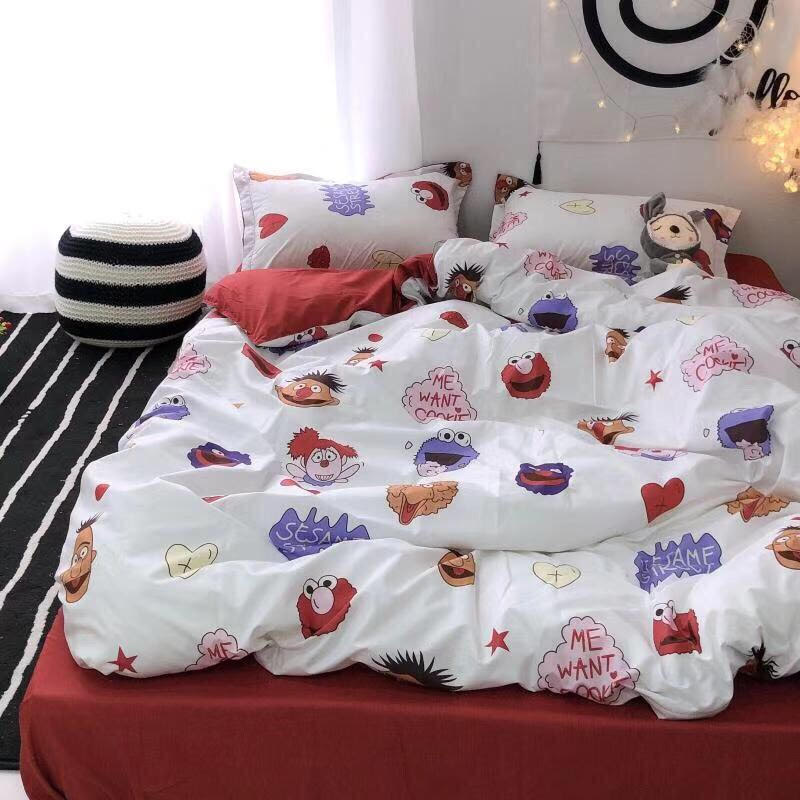 [ MIỄN PHÍ VẬN CHUYỂN ]-Bộ chăn ga gối siêu cute  bo chun đủ kích thước