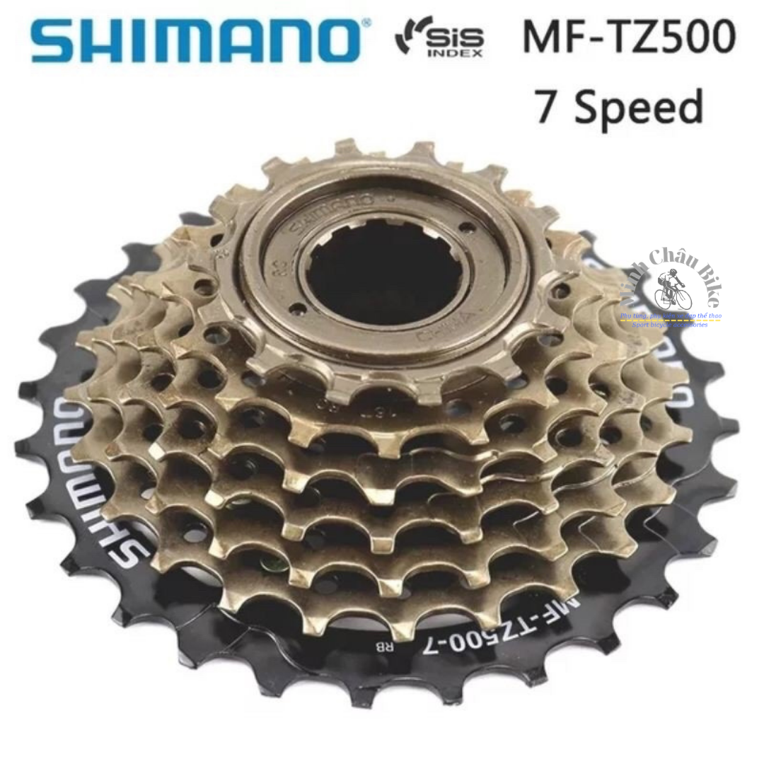 Líp vặn xe đạp shimano 7 tầng mf - tz500 14-28t